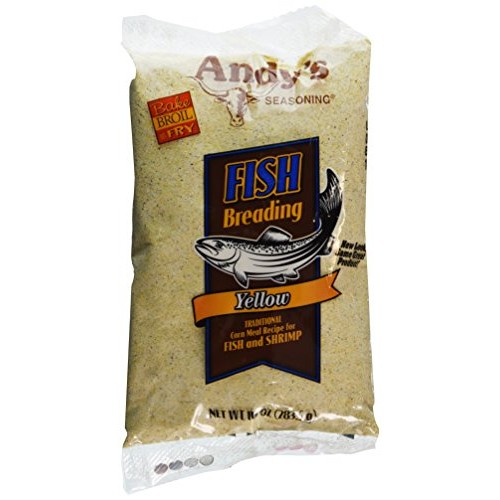 Andys Seasoning Yellow Fish Breading 10Ozpack Of 3