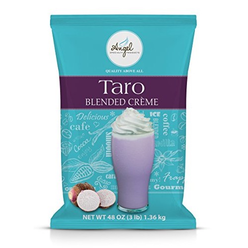 Taro Blended Crème Mix By Angel Specialty Products [3 Lb]