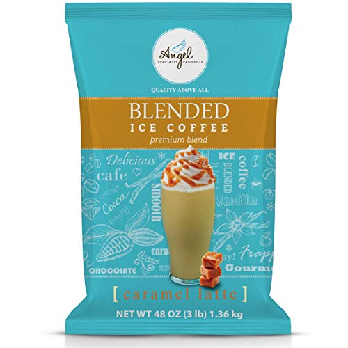 Caramel Latte Blended Ice Coffee Mix By Angel Specialty Products