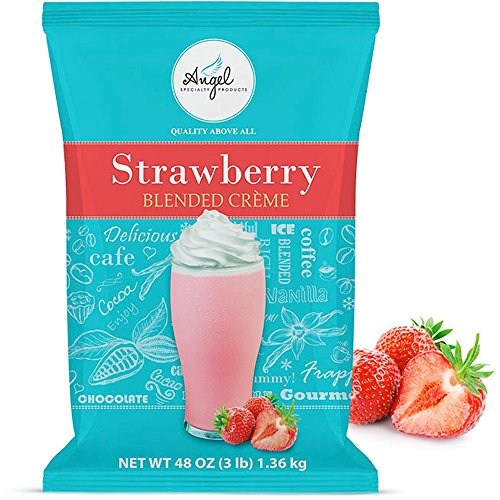 Strawberry Blended Crème Mix By Angel Specialty Products [3 Lb]