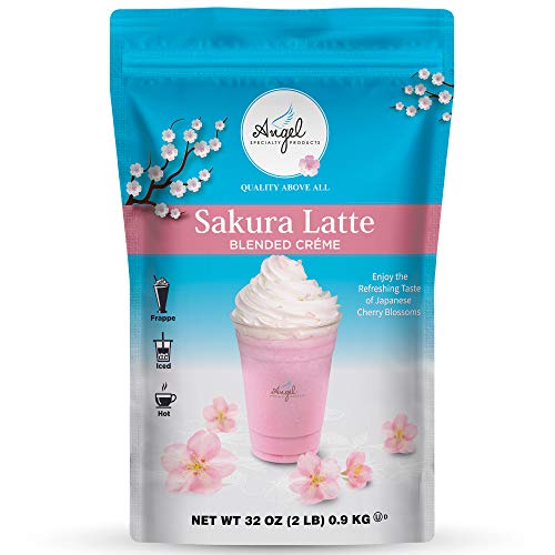 Sakura Latte Blended Crème By Angel Specialty Products [2 Lb] [2