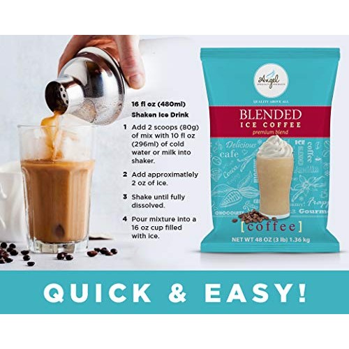 Angel Specialty Products, Blended Ice Coffee, Instant Frappe Pow