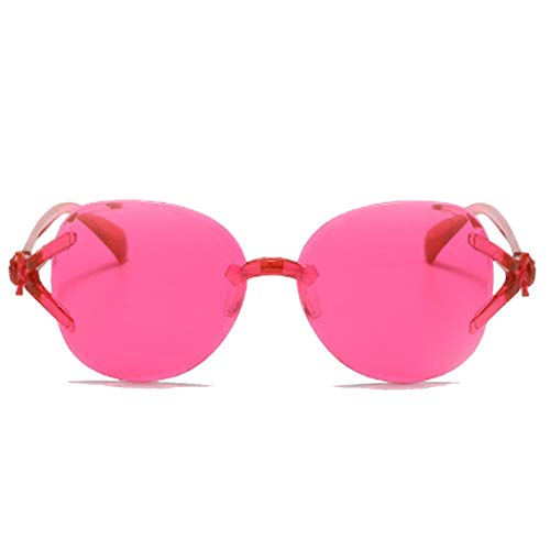 Fox Frameless One Piece Sunglasses Candy Color Ocean Piece One P