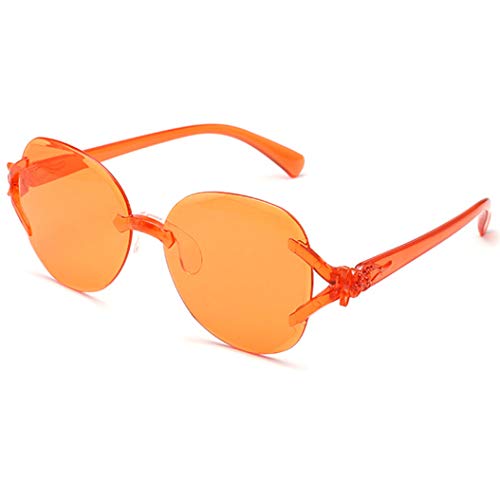 Fox Frameless One Piece Sunglasses Candy Color Ocean Piece One P