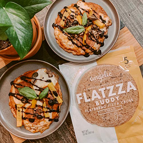 Angelic Bakehouse Flatzza Buddy Pack – 10 Ounce - Sprouted 7-Gra