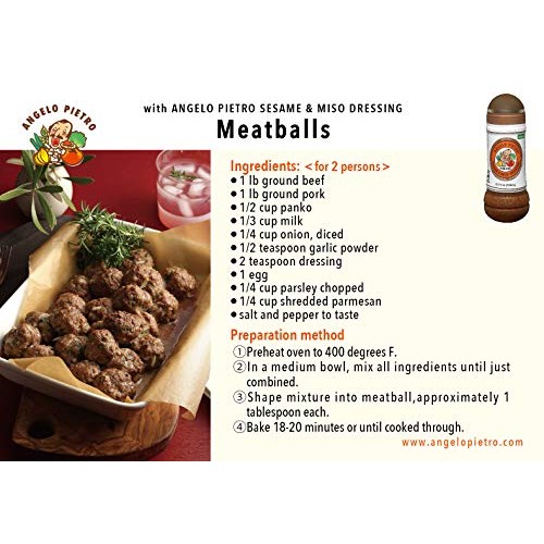 Angelo Pietro Dressing, Sesame And Miso, 9.3-Ounce