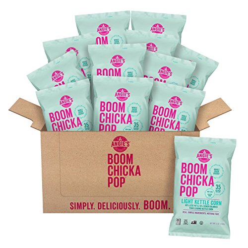 Angie’S Boomchickapop Light Kettle Corn Popcorn, 5 Ounce Bag Pa