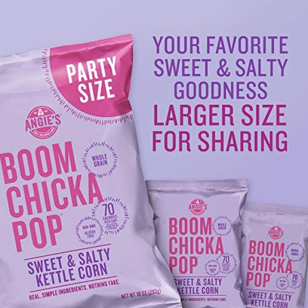 Angies Boomchickapop Sweet &Amp; Salty Kettle Corn Popcorn, 7 Ounce