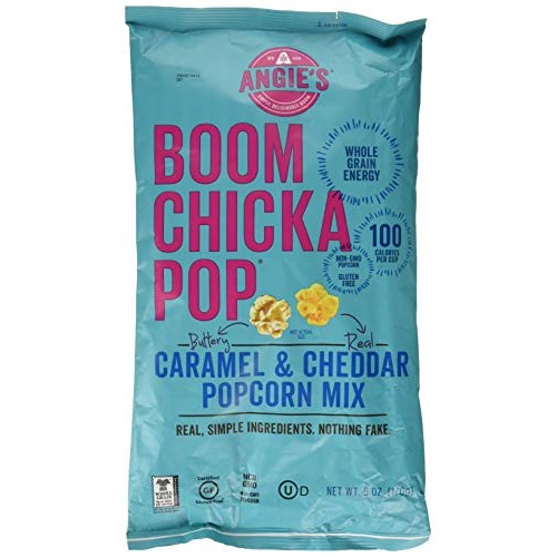 Angie’S Boomchickapop Caramel &Amp; Cheddar Popcorn, 6 Oz Pack Of 2