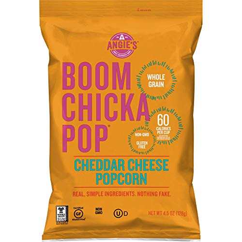 Angies Boomchickapop Cheddar Cheese Popcorn, 4.5 Oz