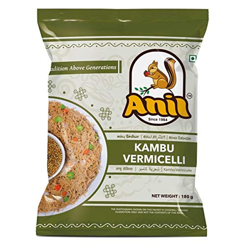 Anil Roasted Kambu Vermicelli 180G/6.349 Oz Pack Of 2