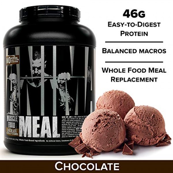 Animal Meal - All Natural High Calorie Meal Shake - Egg Whites, ...
