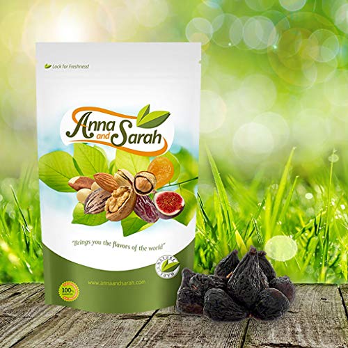 Anna And Sarah Dried Black Mission Figs In Resealable Bag, 5 Lbs
