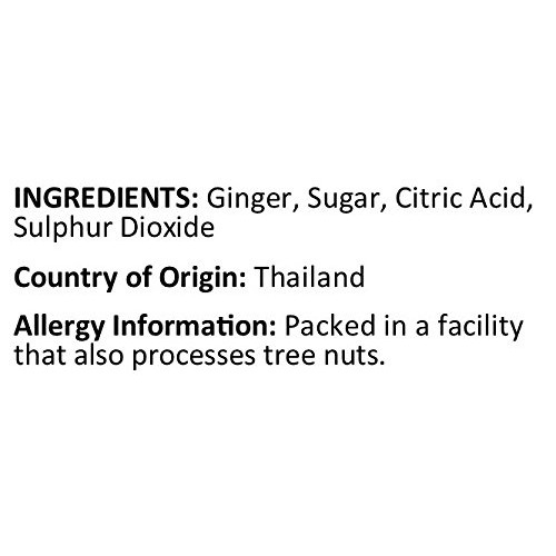 Anna And Sarah Dried Crystallized Ginger 3 Lbs