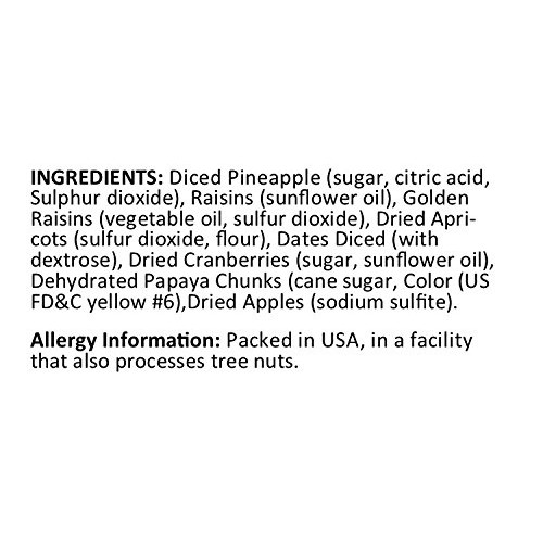 Anna And Sarah Mini Fruit Trail Mix 3 Lbs