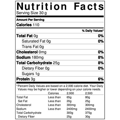 Anna and Sarah Oriental Rice Crackers in Resealable Bag, 2 Lbs