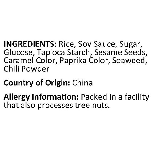 Anna and Sarah Oriental Rice Crackers in Resealable Bag, 2 Lbs