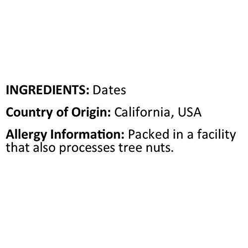 Anna And Sarah Pitted California Dates Deglet Noor In Resealable