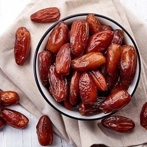 Anna And Sarah Pitted California Dates Deglet Noor In Resealable