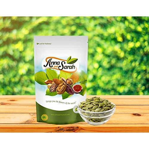 Anna And Sarah Pumpkin Seeds, Raw, Unsalted, Fresh, In Resealabl