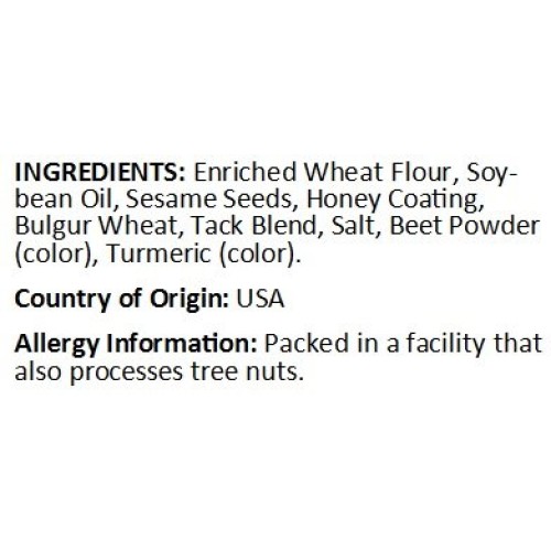 Anna And Sarah Sesame Sticks, Honey Roasted Sesame Stick Snacks