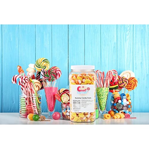 Sarahs Candy Factory Halloween Gummy Candy Corn for Kids, Boys,...