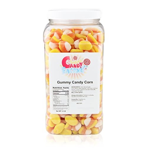Sarahs Candy Factory Halloween Gummy Candy Corn for Kids, Boys,...