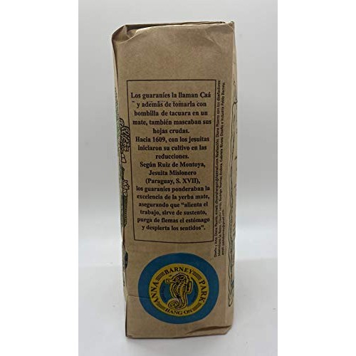 Anna Park Yerba Mate - Organic - 1.1 Lb / 500 G / 17.6 Oz