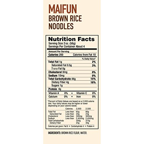 Annie Chuns Brown Rice Noodles, Maifun | Vegan, 8-Oz Pack Of 6