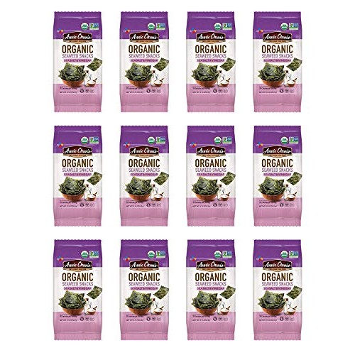 Annie Chuns Organic Seaweed, Sea Salt &Amp; Vinegar, 0.16-Oz 12 Co