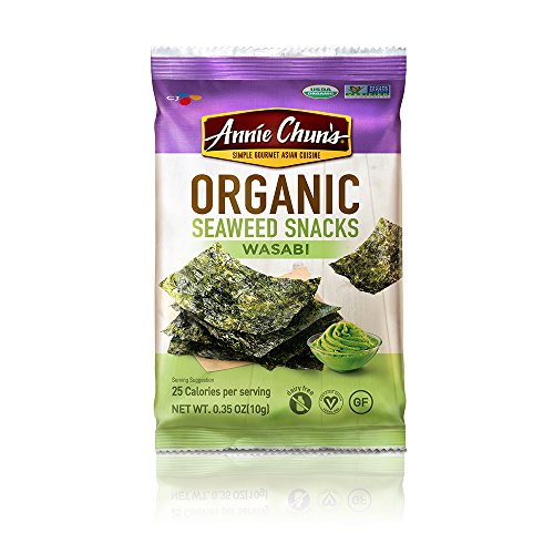 Annie Chuns Organic Wasabi Seaweed Snacks, 0.35 Oz