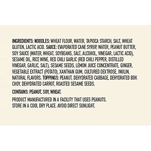 Annie Chuns Peanut Sesame Noodle Bowl | Non-Gmo, Vegan, Shelf-S