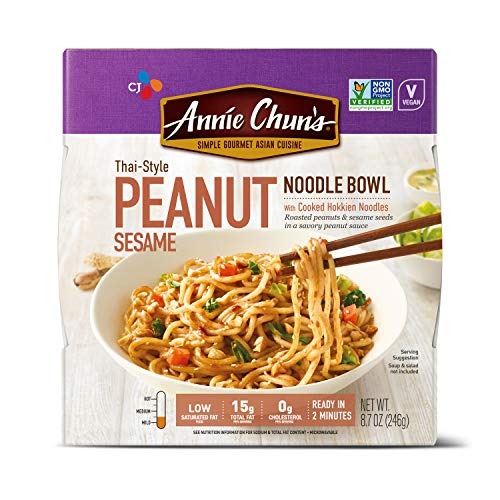 Annie Chuns Peanut Sesame Noodle Bowl | Non-Gmo, Vegan, Shelf-S