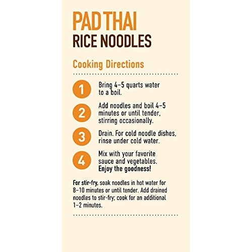 Annie Chuns Rice Noodles, Pad Thai | Vegan, 8-Oz Pack Of 6 |