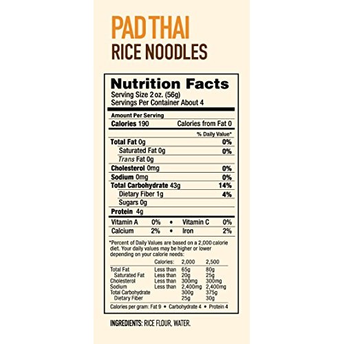 Annie Chuns Rice Noodles, Pad Thai | Vegan, 8-Oz Pack Of 6 |