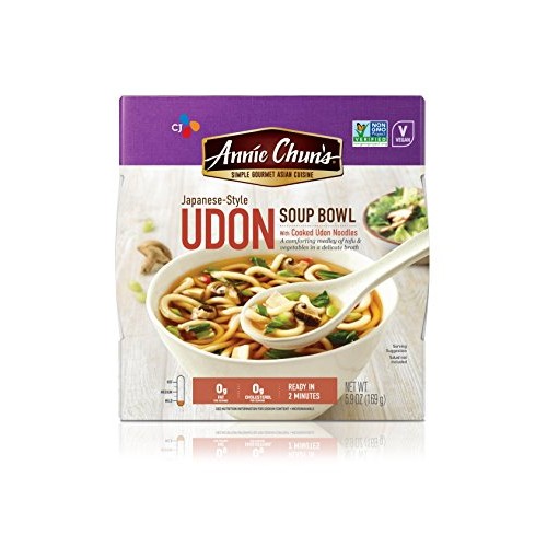 Annie Chuns Udon Soup Noodle Bowl, Non-Gmo, Vegan, Shelf-Stable