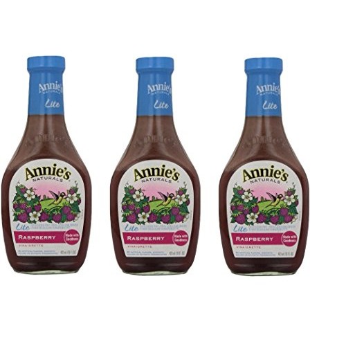Annie`S Natural Dressing ,Lite Raspberry ,8 Fl Oz, Pack Of 3