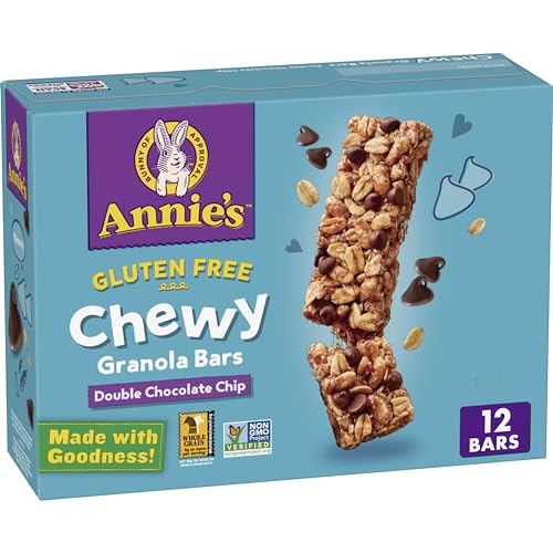 Annies Gluten Free Chewy Granola Bar, Double Chocolate Chip, 11...