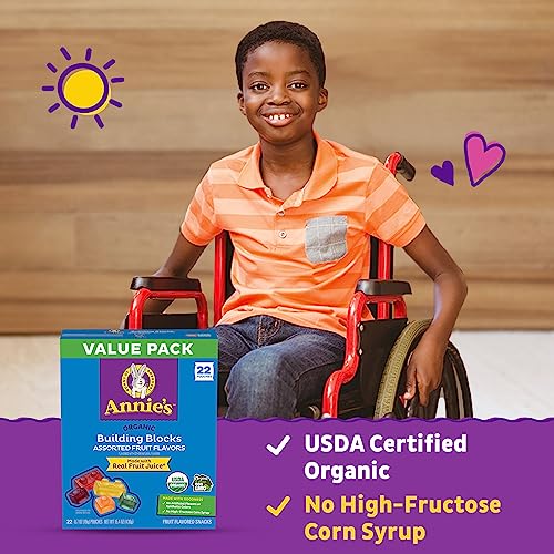 Annies Organic Building Blocks Fruit Flavored Snacks, Assorted ...