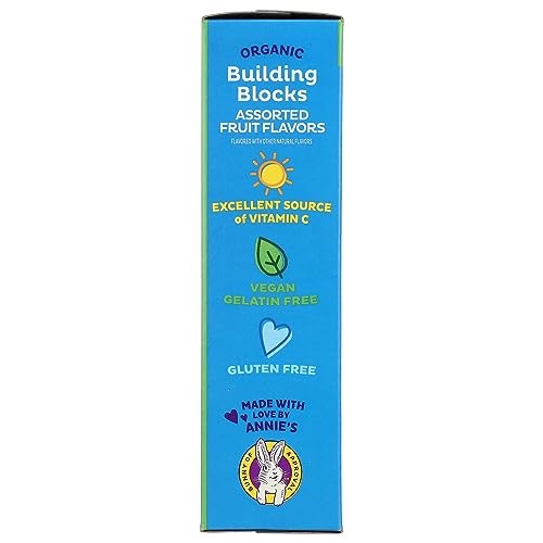 Annies Organic Building Blocks Fruit Flavored Snacks, Assorted ...