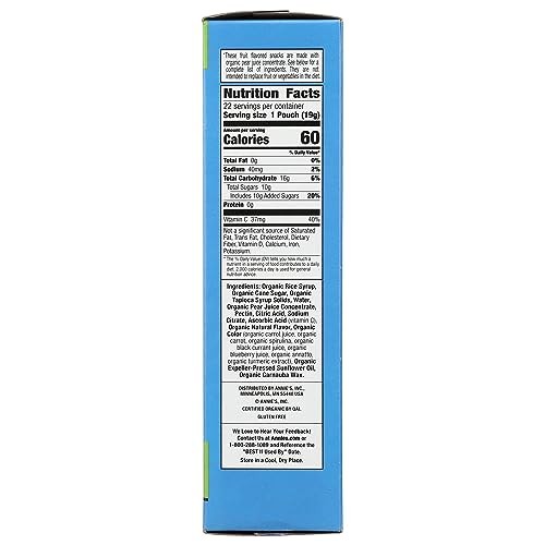 Annies Organic Building Blocks Fruit Flavored Snacks, Assorted ...