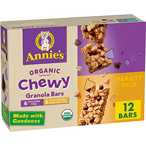 Annies Organic Chewy Granola Bars, Peanut Butter Chocolate Chip...