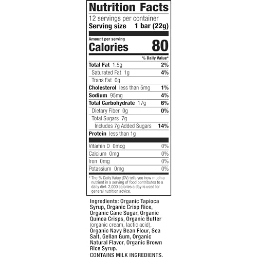 Annies Organic Original Crispy Snack Bars, Gluten Free, Value P...