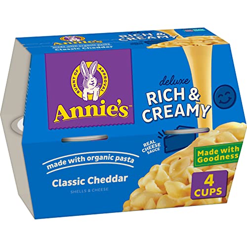 Annies Classic Cheddar Deluxe Rich and Creamy Microwave Mac & C...