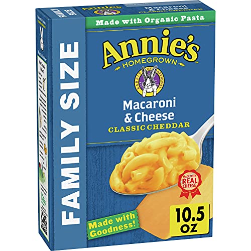 Annies Classic Mild Cheddar Macaroni And Cheese, Family Size, 1