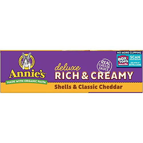 Annies Deluxe Rich &Amp; Creamy Shells &Amp; Classic Cheddar Macaroni &Amp;