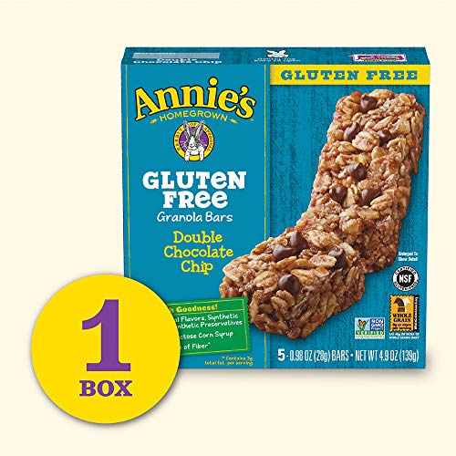 Annies Gluten Free Chewy Granola Bar, Double Chocolate Chip, 4.