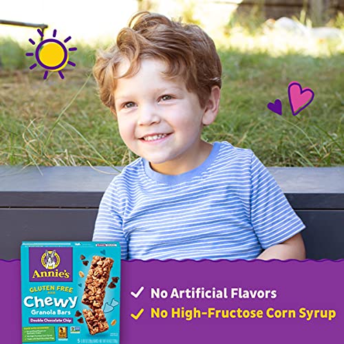 Annies Gluten Free Chewy Granola Bars, Double Chocolate Chip Ba