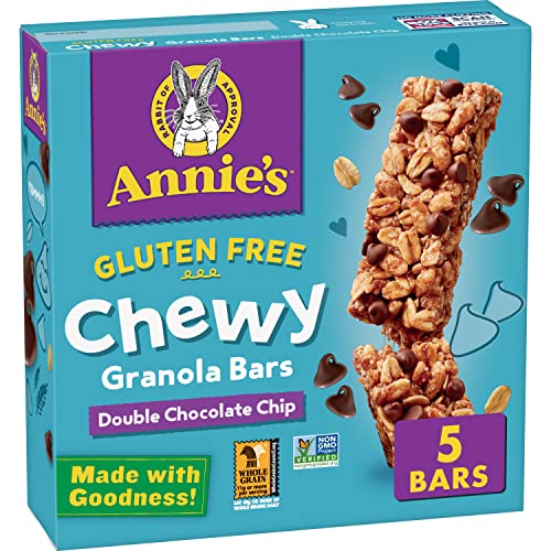 Annies Gluten Free Chewy Granola Bars, Double Chocolate Chip Ba