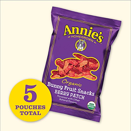 Annies Homegrown Berry Patch Organic Fruit Snacks, 0.8 Oz, 5 Count